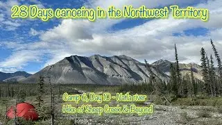 Day 10 - Natla river hike in Northwest Territory during 28 day canoe trip
