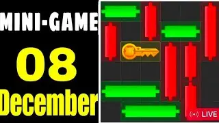 8 December Hamster Kombat Daily Mini-GamePuzzleSolved#hamstercombat#minigame#minipuzzle @escapeking