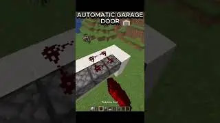 AUTOMATIC GARAGE DOOR✔ #minecraft