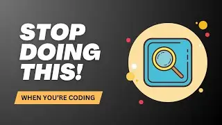 حاجه لازم تبطلها وانت بتكتب كود 🛑