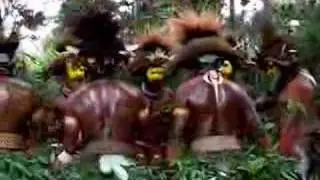 Papua New Guinea - Huli Wigmen Sing Sing