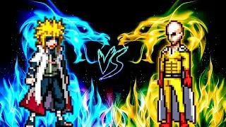 Minato Edo Tensei V3 OP (New) VS Accurate Saitama Serious Mode OP in Jump Force Mugen