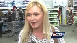 Child burn victims shop with doctors
