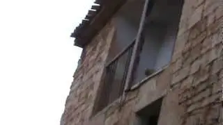 violenta pelea de vecinos con armas