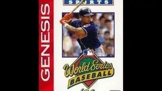 World Series Baseball '96 (Sega Genesis) - Detroit Tigers at Cleveland Indians