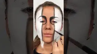 Original Skull makeup☠️💎 #makeup#halloween#easy#skull#transformation#beauty#shorts#face#girl#2022