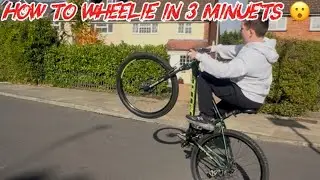 MASER A WHEELIE IN 3 MINUETS😮#bike #wheelie #stuntbicycle 