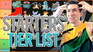STARTER POKEMON Tier List | Starter Pokemon Ranked | All Pokemon Gen 1-8
