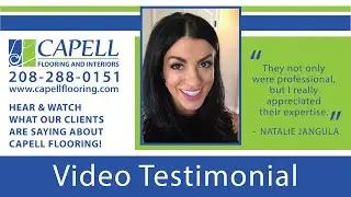 Natalie Jangula - Capell Flooring Testimonial - #boiseflooring #capellflooring #acaciahardwood