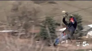 Adventures with Alan goes ziplining in Castle Rock