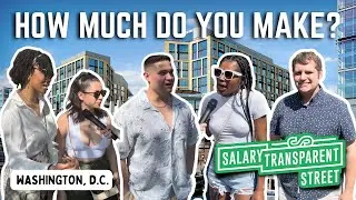 Salary Transparent Street Compilation | The Wharf, Washington, D.C.