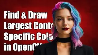 How to Find and Draw the Largest Contour of a Specific Color in OpenCV (Python)