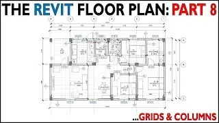 B2AFP Part 8: Grids & Columns | REVIT TUTORIAL