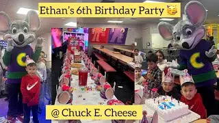 Ethan&rsquo;s Birthday Party at Chuck E. Cheese 