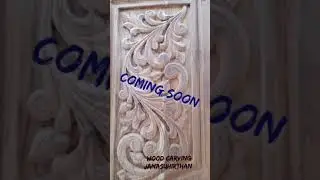 wood carving door