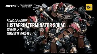 JOYTOY 1/18 Warhammer The Horus Heresy，Sons of Horus Justaerin Terminator Squad