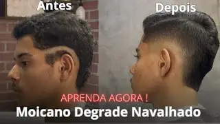 Como Fazer o Corte Moicano Degradê do Zero | Aula Completa