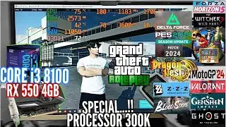 LOW END PC TERBAIK ..! INTEL CORE i3 8100 DAN RX 550 4GB ASROCK PC GAMING HEMAT LISTRIK GTA ROLEPLAY