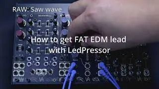 How to pump EDM lead with LedPressor