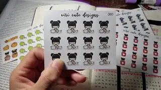 Viri Cute Designs Bullet Journal Sticker Haul