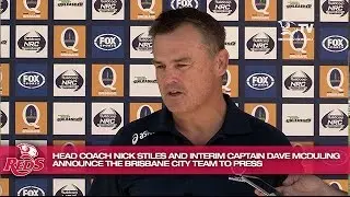 Nick Stiles & Dave McDuling Brisbane City Press Conference