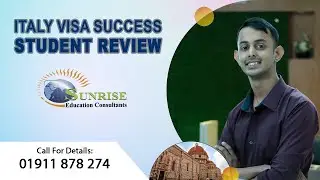 Italy Visa Success Story of Sabrian Chodhuri 2022 I Study in Abroad 2023 | Study in Italy