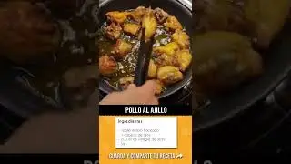 El mejor pollo al ajillo que vas a comer este verano 2022 #polloalajillo #recetasdepollo #shorts