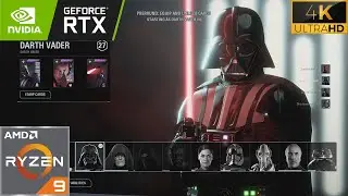 Star Wars Battlefront II: Heroes, Villains | 4K | 60FPS | Max Graphics | RTX 3090 |  Ryzen 9 5950X