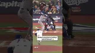 Shohei Ohtani accidentally hit himself 🤣 #dodgers #mlb #baseball #shoheiohtani