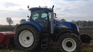 Loonbedrijf poland met de Gramegna model V40 - krukasspitmachine - spitten