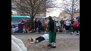 90% Greensleeves Morris Men's Mummers Play 2025, Wimbledon.