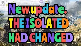 COD MOBILE:-NEW UPDATE IN NEW ISOLATED MAP NIGHT MOD
