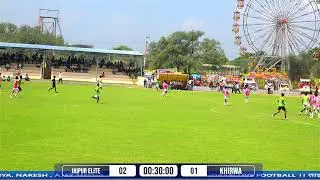 ELITE JAIPUR VS KHIRWA   //  PEER BABA THORASI LIVE FOOTBALL ।। लाइव वन क्लिक SPORTS