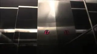 Otis High Speed Traction Skylobby Elevators at JPMorgan Chase Tower Houston (Up)