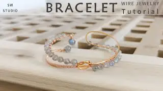 DIY BRACELET / Wire Wrap Bracelet Tutorial / DIY Jewelry / DIY Accessories