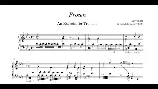 Frozen - exercise for tremolo