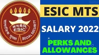 RECENT ESIC MTS SALARY SLIP 2022||ESIC MTS SALARY 2022