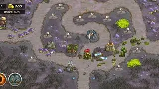 Kingdom Rush - Android - Fungal Forest - Heroic Challenge - Veteran Difficulty - Free Hero