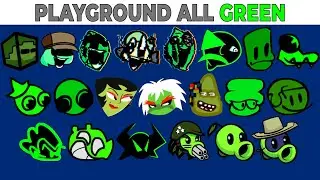 FNF Character Test | Gameplay VS My Playground | ALL Green Test #2