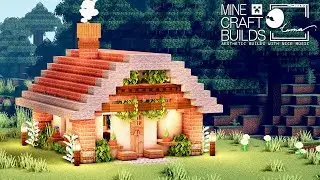 🔨 Minecraft: 🏡 How to build a Small Brick House: Easy & Cute Survival House Tutorial