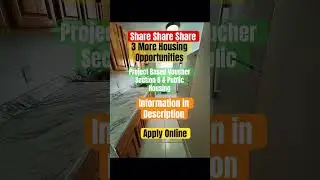 Housing|North Carolina & Indiana PBV Section 8 &  Public Housing APPLY NOW! #housing #apartment