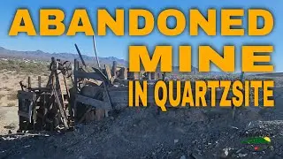 Abandoned Mine on Q Mountain in Quartzsite, Arizona with seeouRView