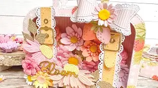 Tutorial! Flower making for MnMe Spring Fling Swap and project share for Scrap Diva Designs