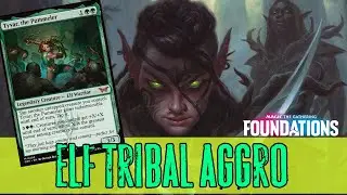 Посланники ЛЕСА ! MTG Arena Elf Tribal Aggro Foundations Standard DECK GUIDE