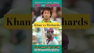 IK vs Viv Richards Battle 2 1985 #cricket #imrankhan #vivrichards