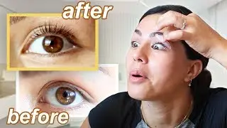 I Try a DIY Lash Lift at Home