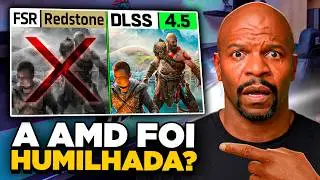 SAIUUU O NOVO DLSS 4.5 e FSR REDSTONE foi HUMILHADO? KKKKKKK