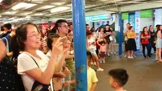 Nothing Special busking in Hong Kong