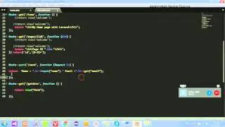 Basic Route in Laravel 5.1 | GET & POST – Part 2 (POST)