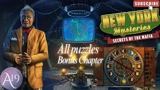 All puzzles walkthrough New York Mysteries 1 Secrets of the Mafia Bonus Chapter